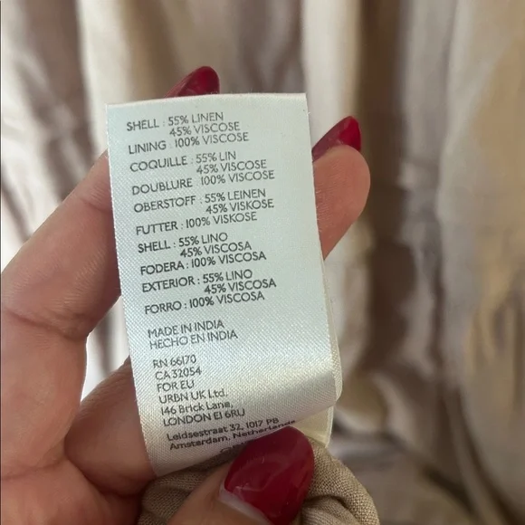 ANTHROPOLOGIE The Somerset Linen Maxi Dress - Picture 8 of 8